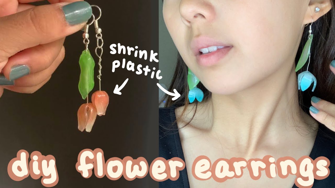 How To Make Shrinky Dink Earrings - A Fun Craft For All - Pillar Box Blue