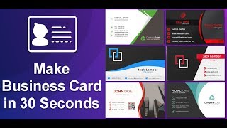 How to Create a Business Card Using Android App | Business Card Maker screenshot 2