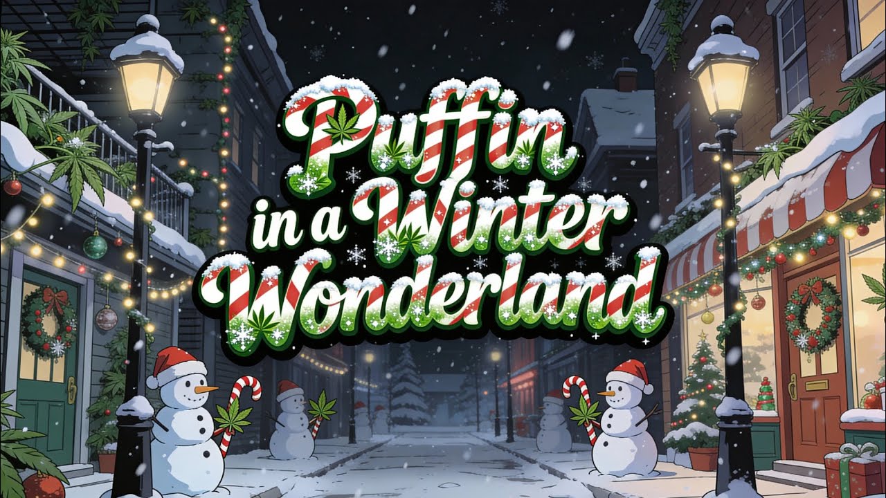 **SlowBurnKush – Puffin’ in a Winter Wonderland 🌿❄️ | Emotional 420 Christmas Blues**