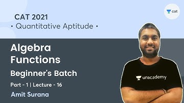 Algebra L16 l Functions - 1 l Beginner