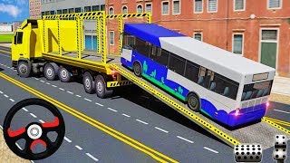 Bus Transport Cargo Truck - Airplane Truck Transporter 3D - Android Gameplay screenshot 5