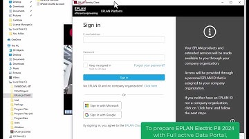 EPLAN Electric P8 2024 with Full activated EPLAN Data Portal(EPLAN Cloud) Installation Guide