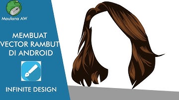 Membuat Vector Rambut di Infinite Design