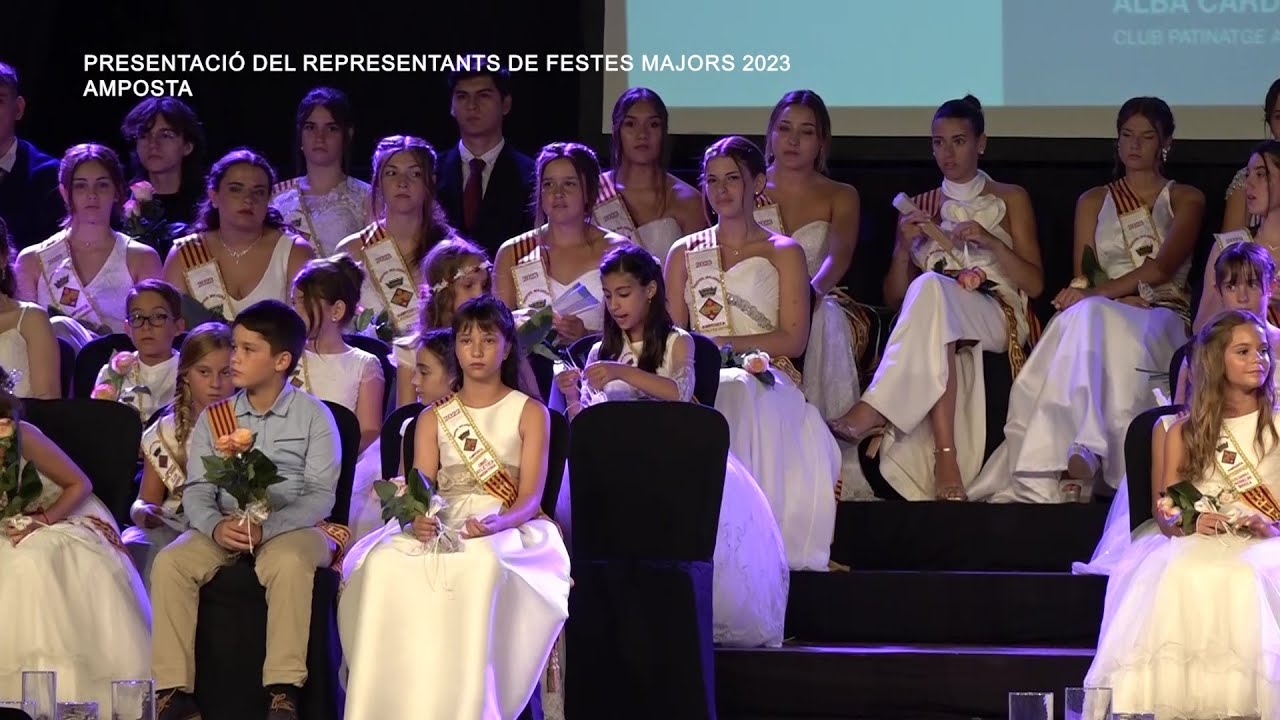 Presentació Representants de les Festes Majors d'Amposta 2023