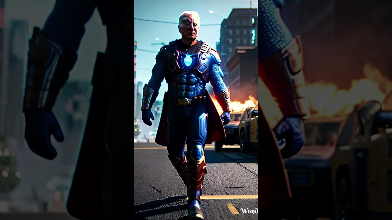 A.I. Created Concept Art | Joe Biden as Superhero