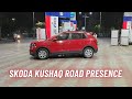 Skoda Kushaq Road Presence | Velvet Red Colour Car | Looks | Staytune for Trends