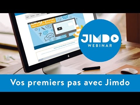 Vos premiers pas avec Jimdo !