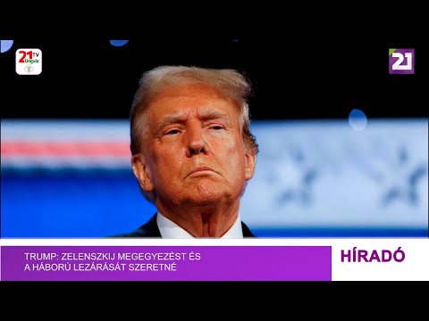 Trump: Zelenszkij megegyezést