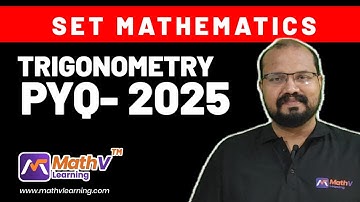 SET Mathematics I PYQ July 2025 Trigonometry Kerala SET Mathematics #keralaset #mathematics
