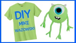 DIY Recycled Mike Wazowski (NO-SEW)(Transform those worn out clothes and scrap fabric into your favorite cartoon character! This DIY requires no sewing but feel free to use a sewing machine if you ..., 2015-06-11T17:41:08.000Z)