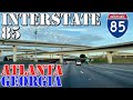 I-85 North - Atlanta - Georgia - 4K Highway Drive