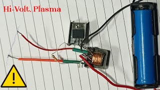 3.7 Volt. Battery से बनाएं 400000 High Voltage Generator.//Plasma Circuit 🔥😱