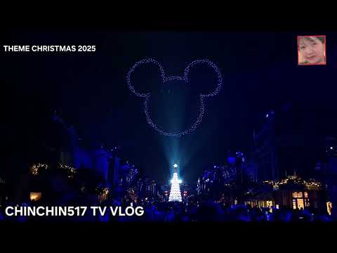 ١ احتفال عيد الميلاد ٢٠٢٥ حفلة في سماء الليل ١ ١ ٢٠٢٦ ديزني لاند هونغ كونغ رائج رائع 