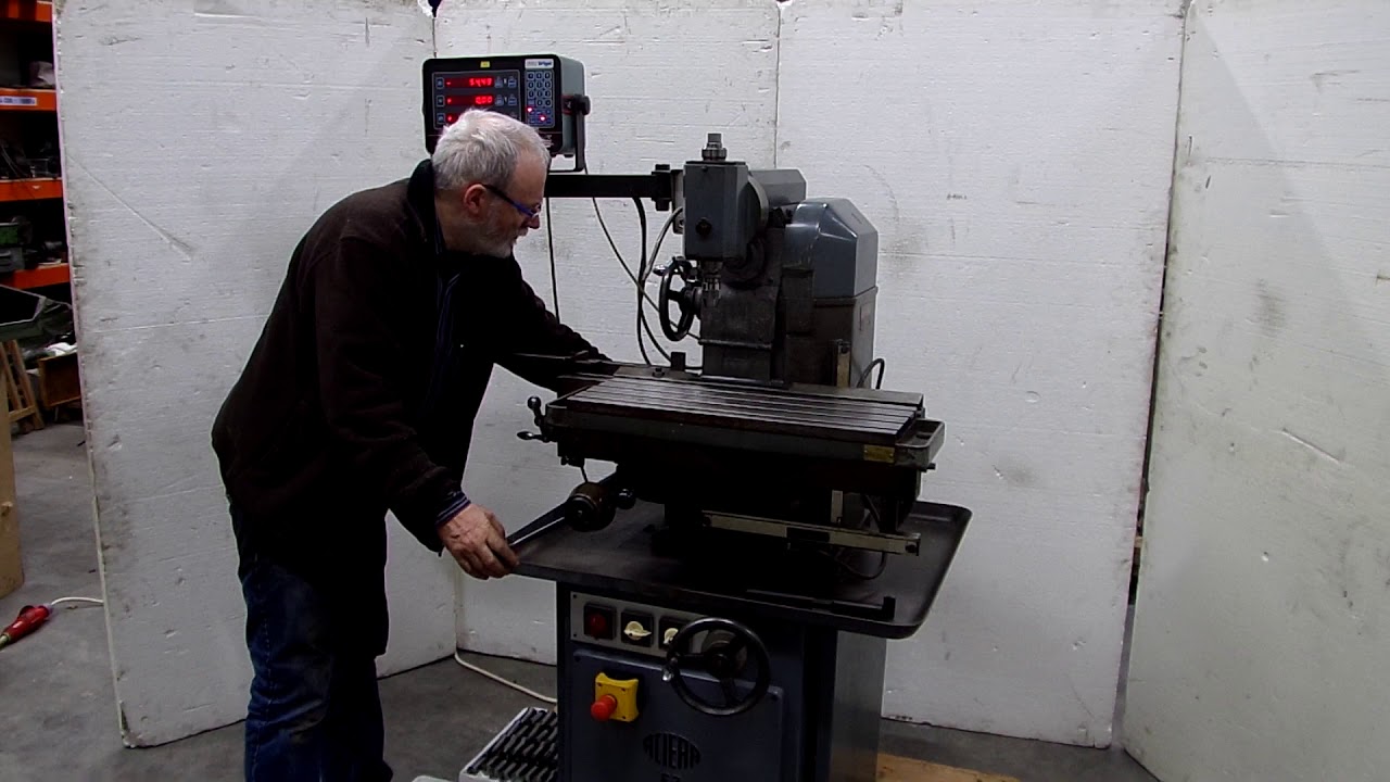 Our Aciera F3 Swiss milling machine - YouTube