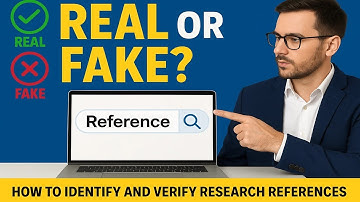How to Identify and Verify Research References