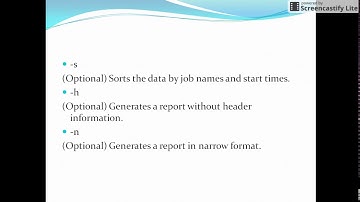 Forecast command in Autosys : Tutorials