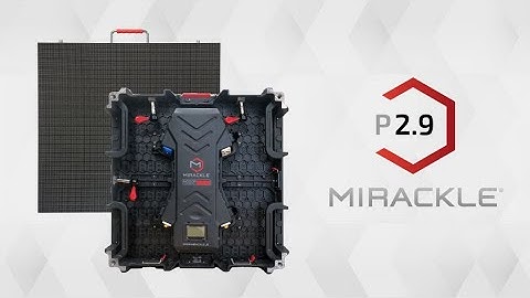 Mirackle® P2.97mm LED Panels Overview