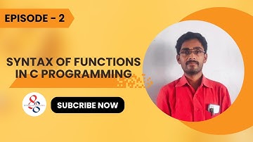 Syntax of Functions / #SNSInstitutions #SNSDesignThinkers #DesignThinking