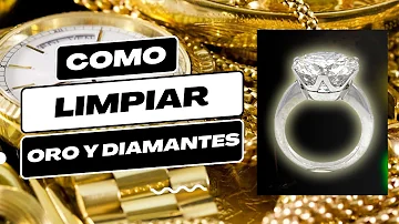 ¿La pasta de dientes limpia los diamantes?