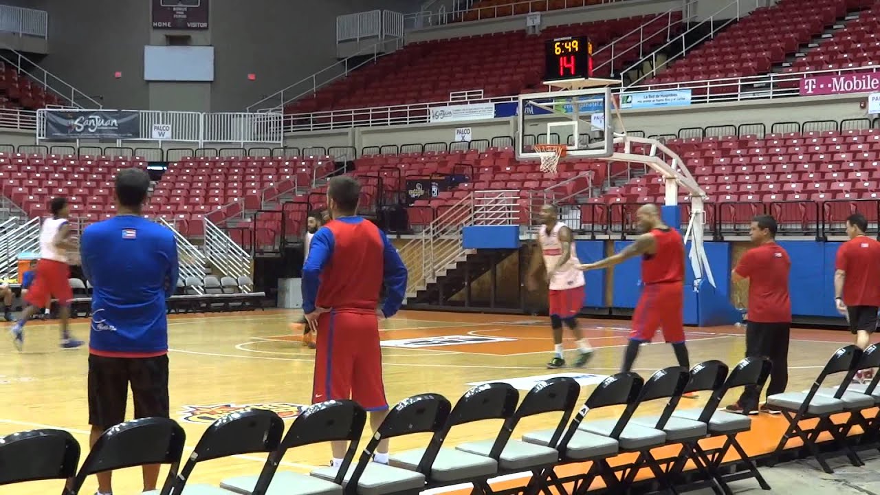 Practica del Equipo Nacional de Baloncesto Puerto Rico YouTube