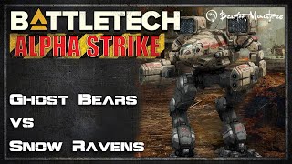 Snow Raven VS Ghost Bears - Battletech Alpha Strike Battle Report