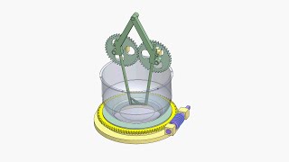 Mechanism 58 | Mixing machine | Solidworks tutorials