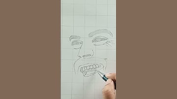 Virat Kohli Drawing , How To Draw Virat Kohli,  Outline Tutorial