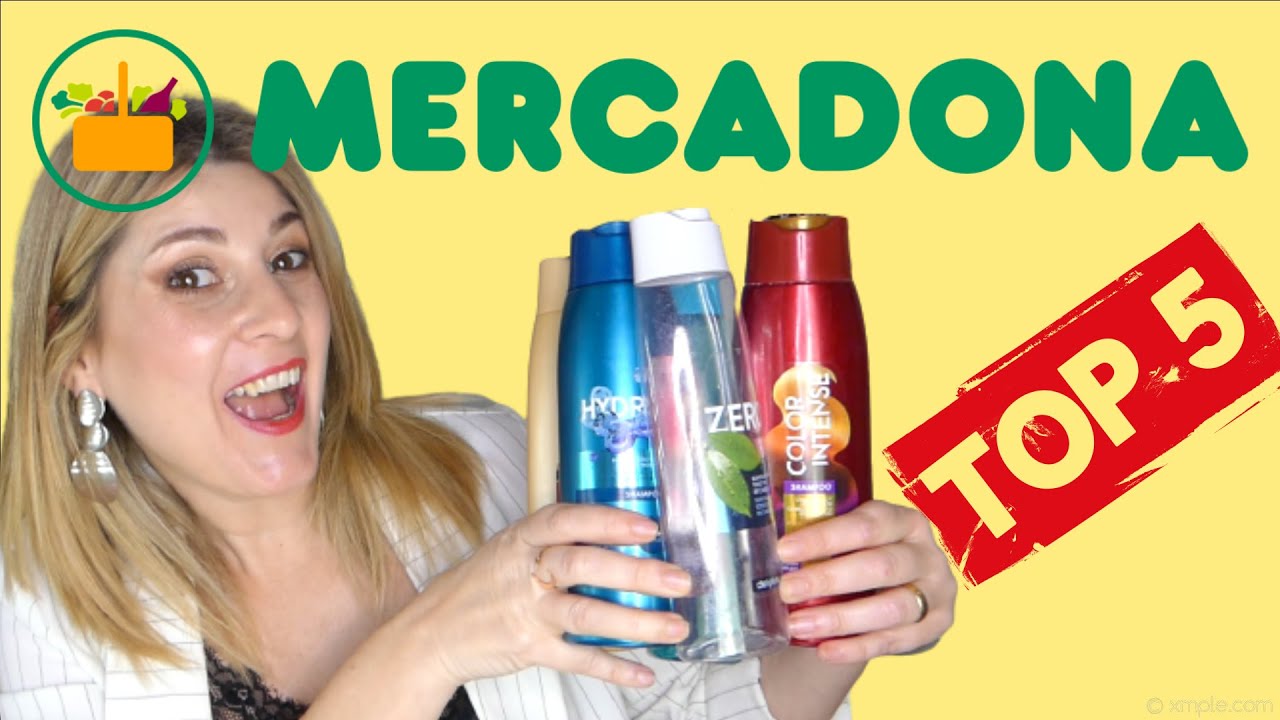MERCADONA/ top 5 SHAMPOOS,* cabello seco, con mechas, estropeado