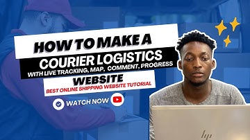 How to make Courier Logistics and Tracking Website Easily