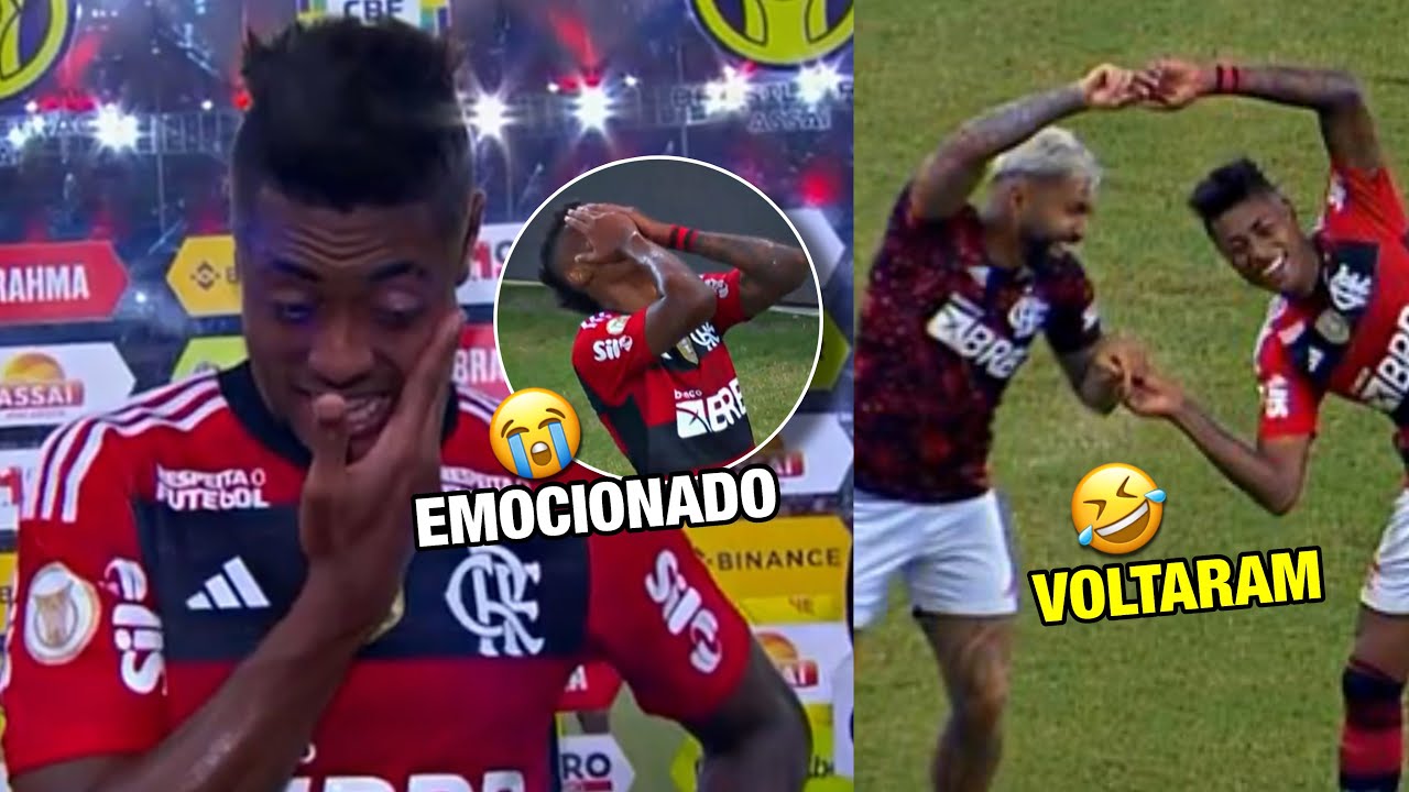 BRUNO HENRIQUE CHORA DE EMOÇÃO E DESABAFA APÓS MARCAR GOL PELO FLAMENGO ...