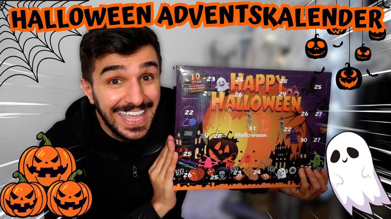 Halloween Adventskalender 2025 - DIY Schmuck Set Mit 24 Überraschungen