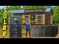 Easiest FULL SOLAR for TINY HOUSE / Shed To House / Off Grid Power / BLUETTI AC500 + B300S Review