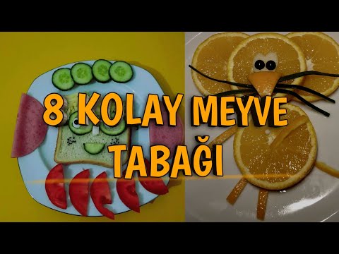 8 KOLAY MEYVE TABAĞI | Süslü Meyve Tabakları