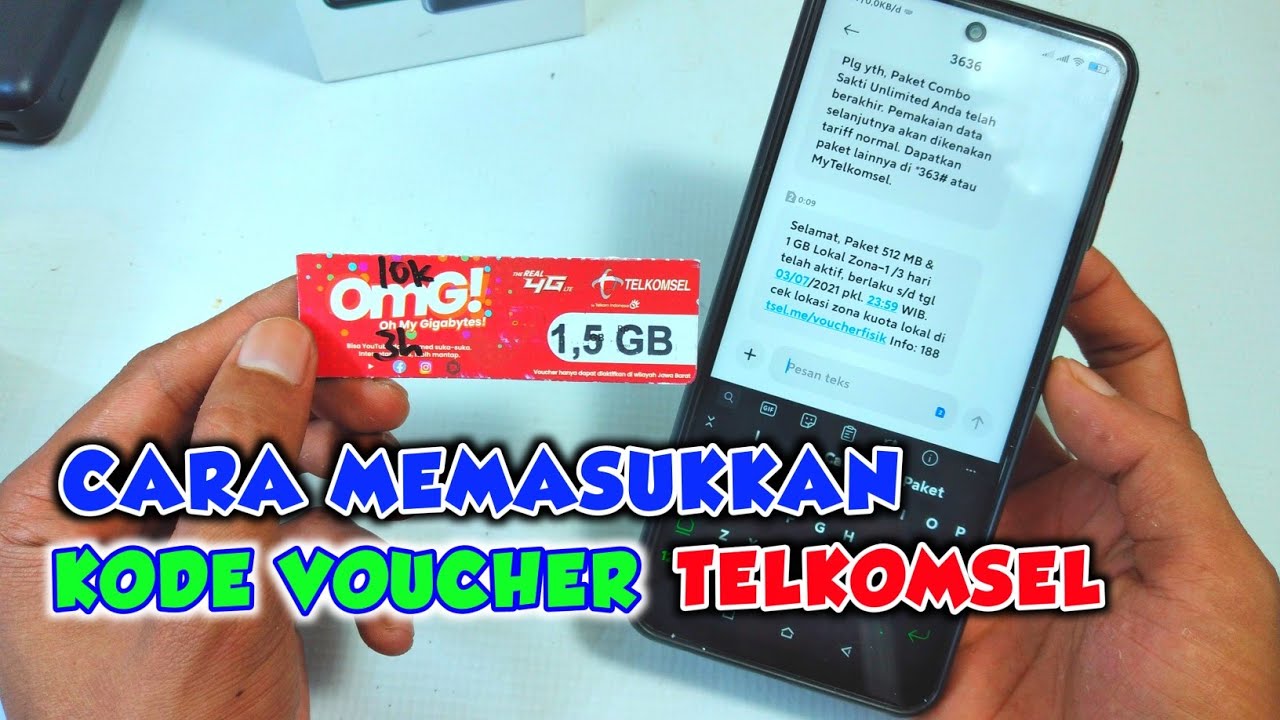 Cara Memasukkan Kode Voucher Telkomsel Omg - Youtube