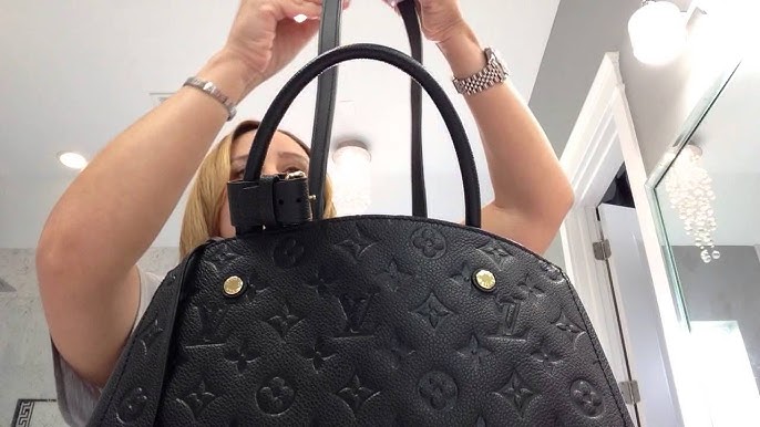 Louis Vuitton Montaigne MM Empreinte Noir Black Bag – Bagaholic