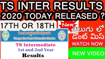 II TELANGANA INTER RESULTS PART- 5 II RESULTS RELEASE TODAY ? OR 18TH JUNE II WHAT HAPPENED II WATCH