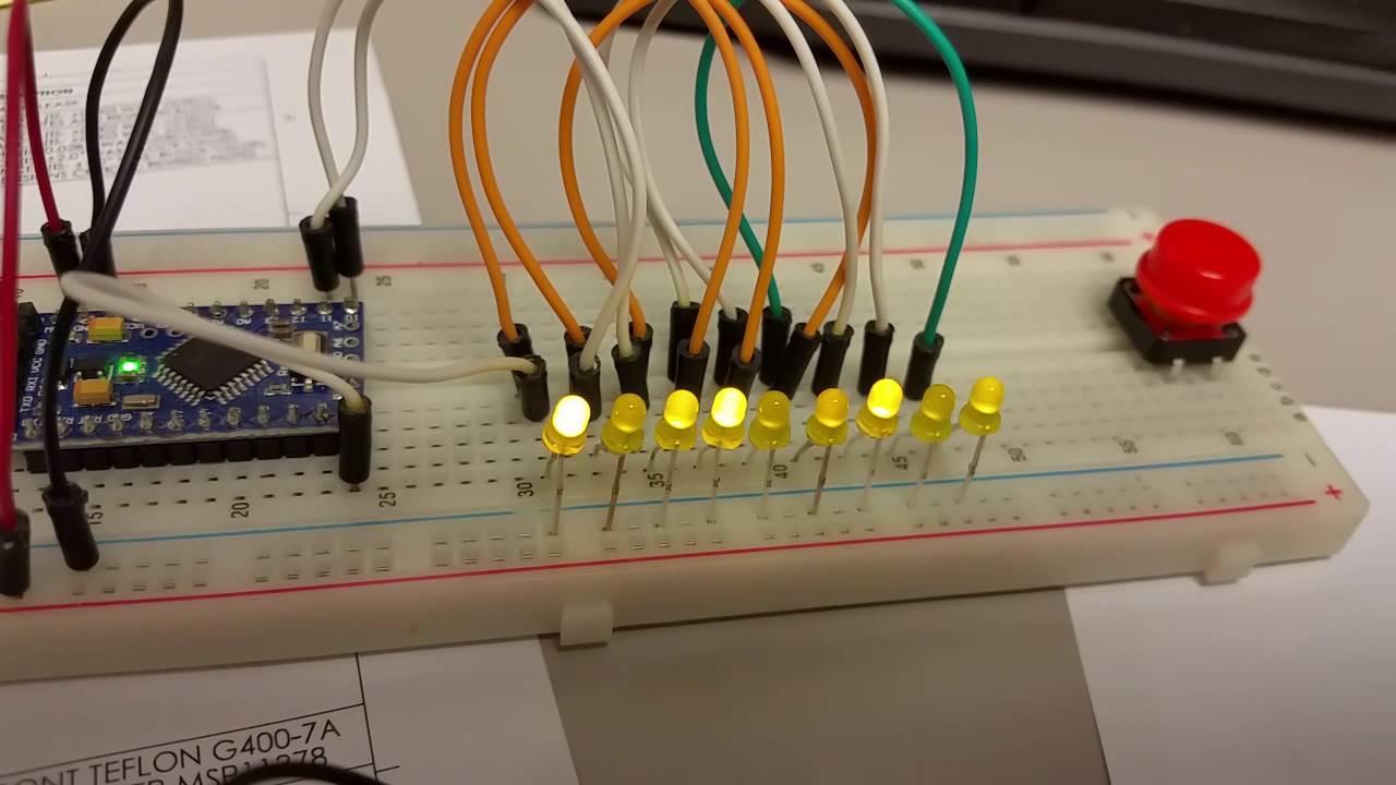 Arduino Fade Layput Arduino fade chaser - YouTube