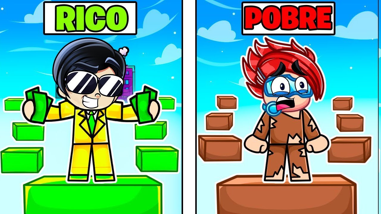 KARIM ES MILLONARIO y LUKY ES MUY POBRE en ROBLOX | Karim Juega