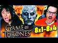 GAME OF THRONES 8x01 8x04 REACTION THAT JAW DROPPING BATTLE OF WINTERFELL ENDING REVIEW 