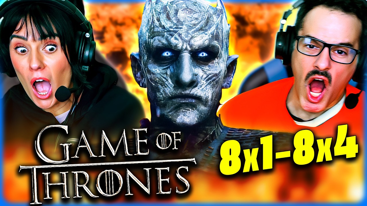 GAME OF THRONES 8x01 - 8x04 REACTION -  THE NIGHT KING BATTLE IS HERE! - REVIEW