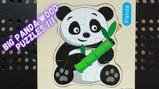 Big Panda Wood Puzzle 🧩🧩 || Fun Game for Brain || Jigsaw Puzzles screenshot 3