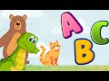 ABC Alphabet Animals 🐘🐒 | Animal Names & Songs for Kids | Toddler Learning | Mina Kids TV
