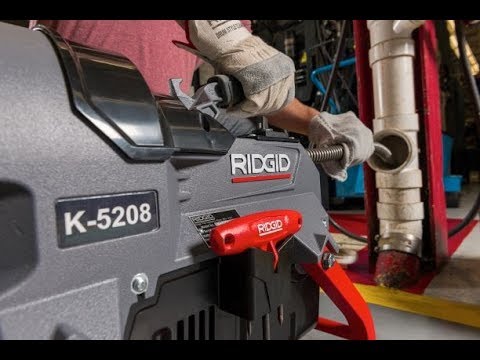 How To Use the RIDGID® K-5208 Sectional Drain Cleaner