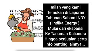 Inilah isi dari laporan Tahunan 2023 Saham INDY ( Indika Energy ) #ihsg #investasi lo kheng hong