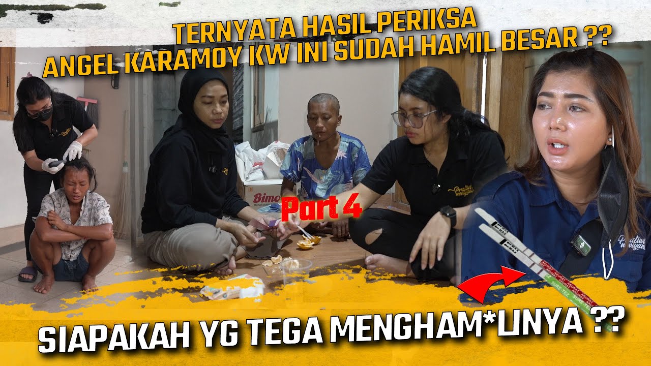 TERNYATA HASIL PERIKSA ANGEL KARAMOY KW INI SUDAH HAMIL BESAR ?? SIAPAKAH YG TEGA MENGHAM*LINYA ??