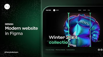 FIGMA TUTORIAL: Design modern UI/UX websites