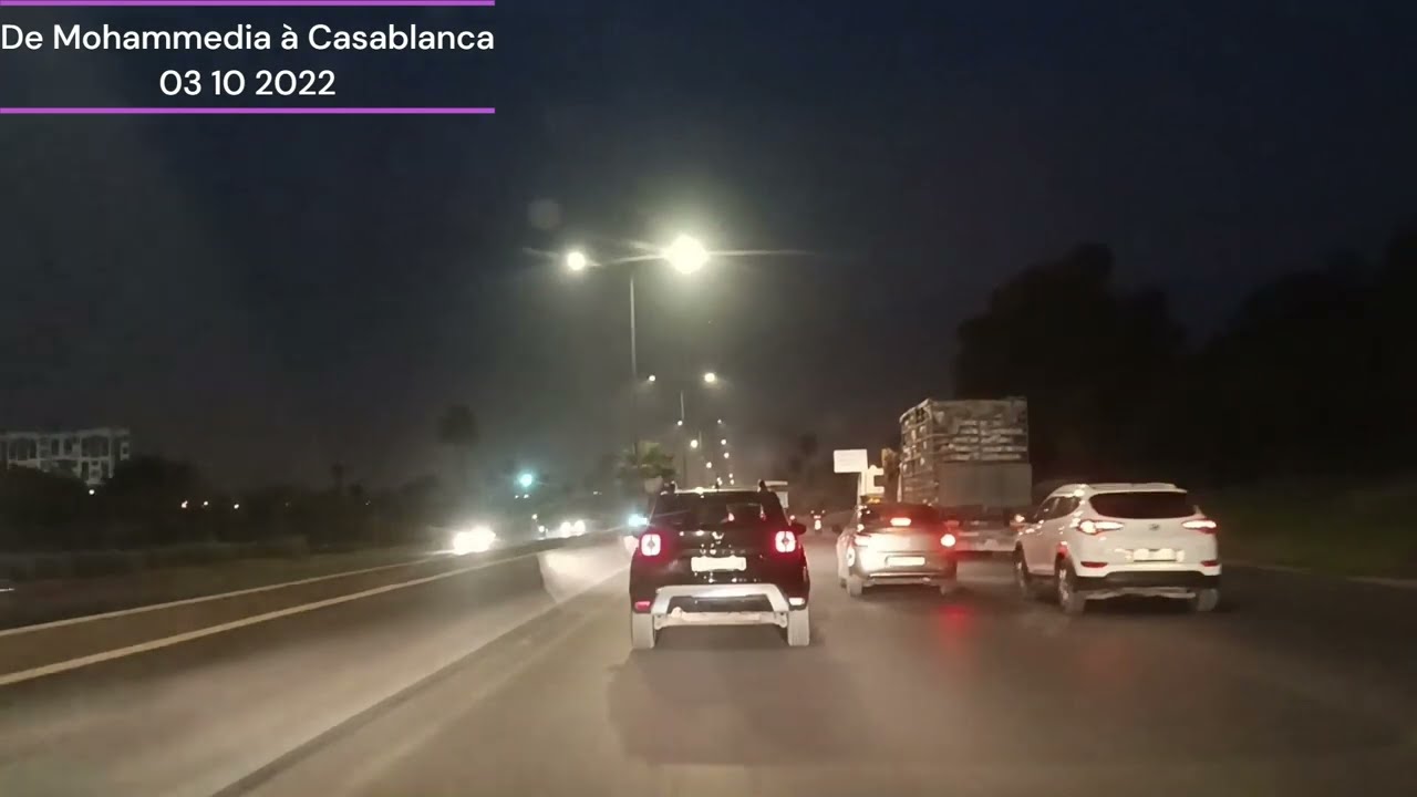 De Mohammedia à Casablanca 03 10 2022