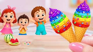 Trending Rainbow Bedazzled Ice Cream Best Mini Dessert Decorating Ideas Sweet Cake Master
