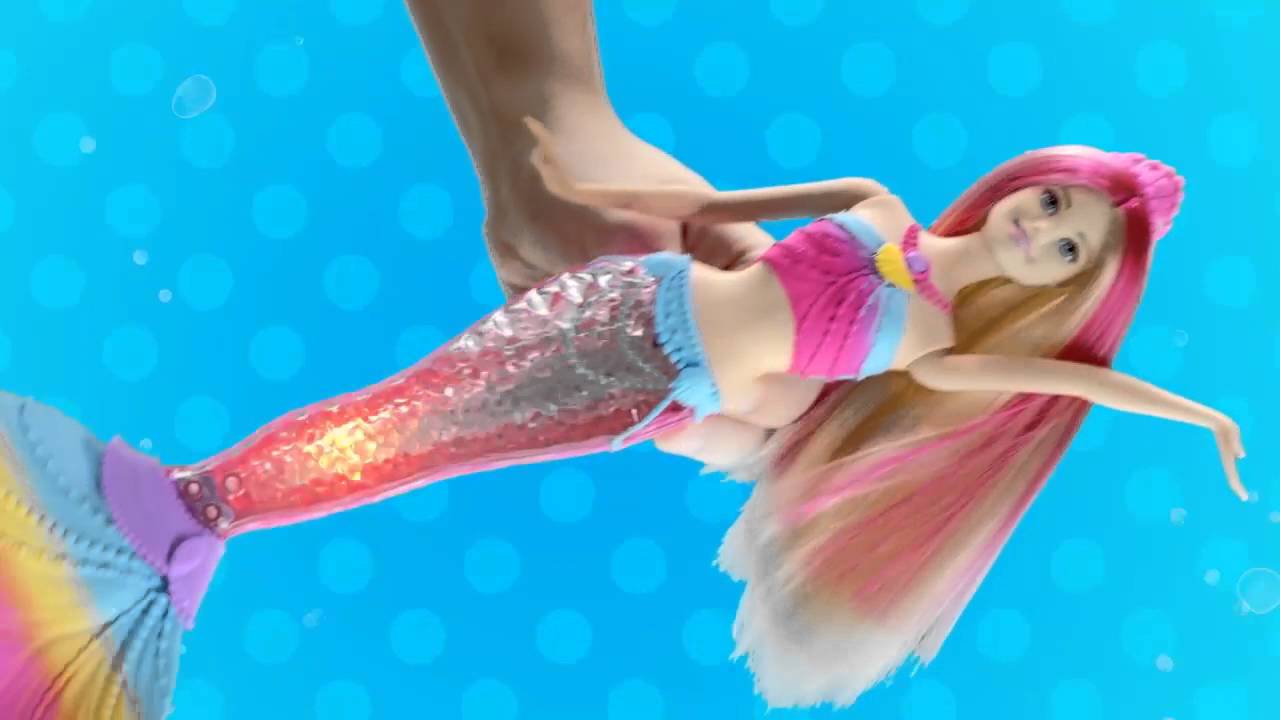 Barbie Dreamtopia - BARBIE DUHOVÁ MOŘSKÁ PANNA - DHC40 - CZ transformers robots in disguise