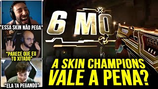 Pro Players E Streamers Testando A Nova Skin Champions 2025 O Pacote Vale A Pena?